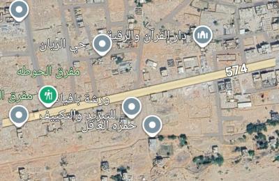 أرض تجاري عزان على الخط العام